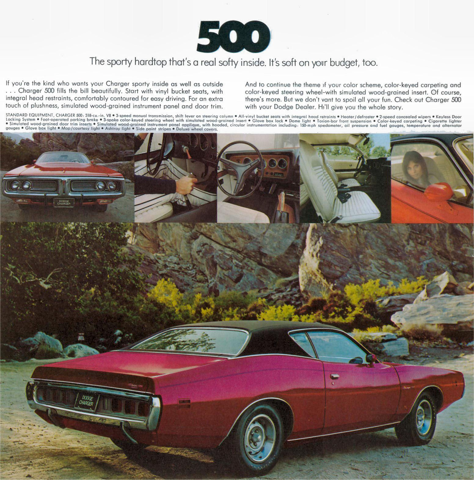 1971 Dodge Charger-Coronet Brochure Page 4